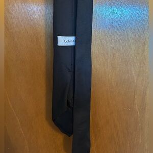 Calvin Klein black silk tie